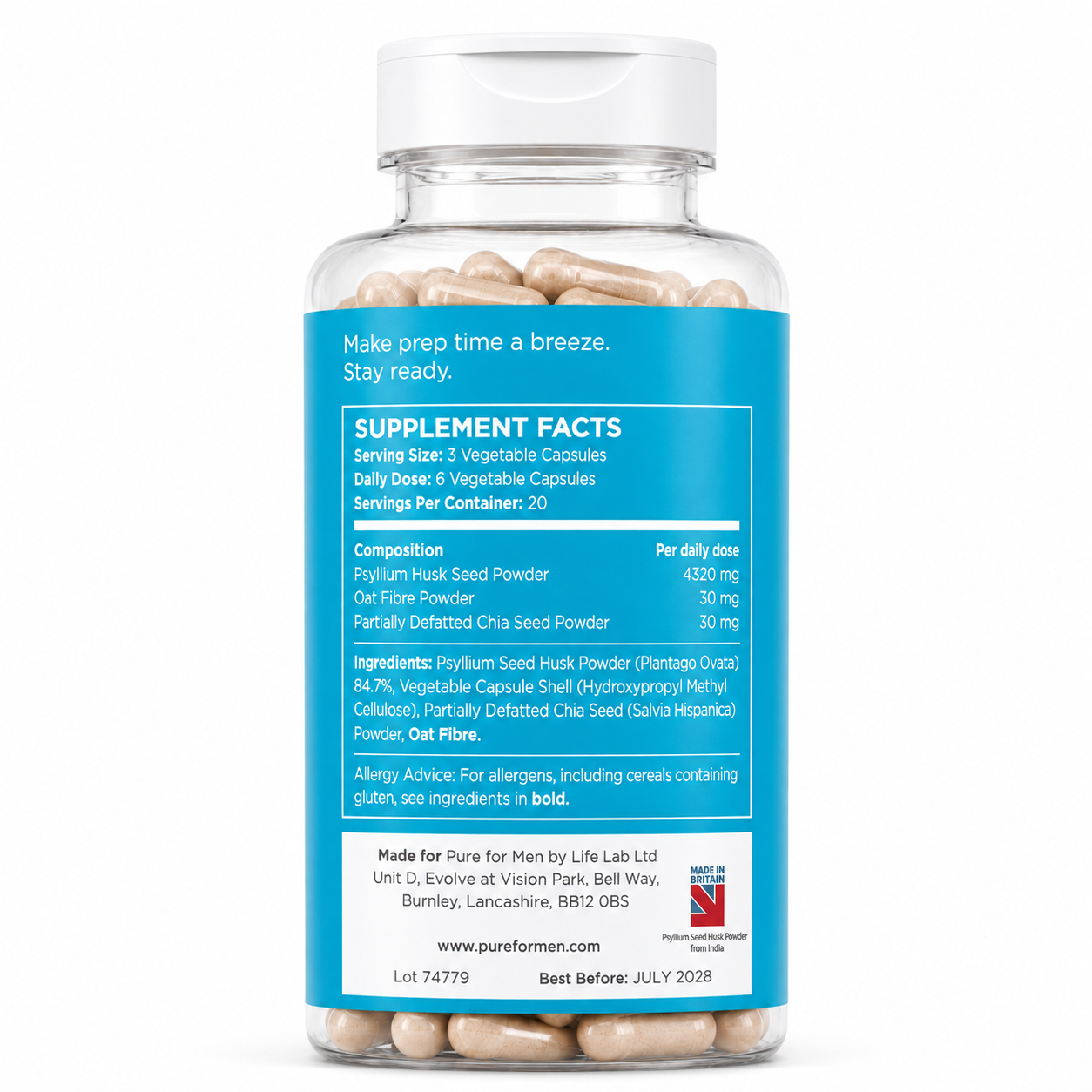 Stay Ready Fibre Capsules - UK