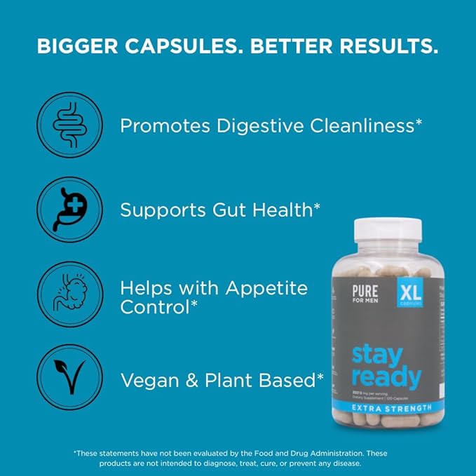 Extra Strength Stay Ready Fiber | Pure for Men