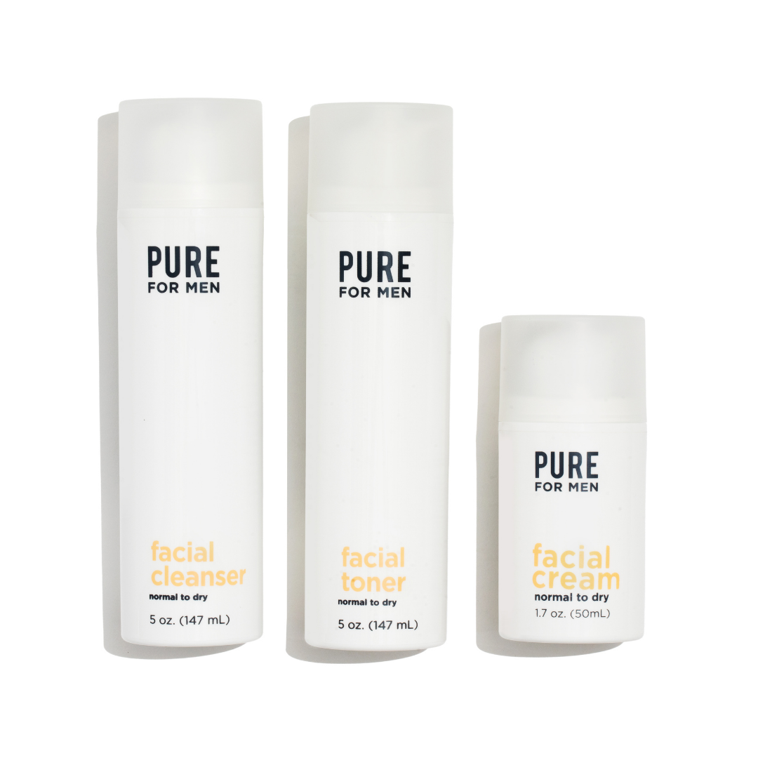 Pure For Men Gesichtspflegeset: Normal bis trocken