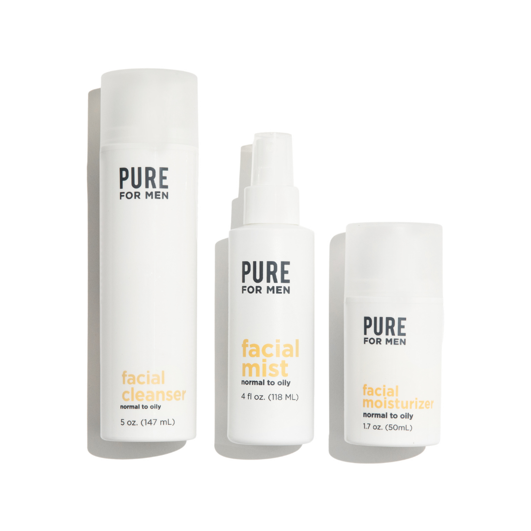 Pure For Men Face Care Kit: Normal to Oily