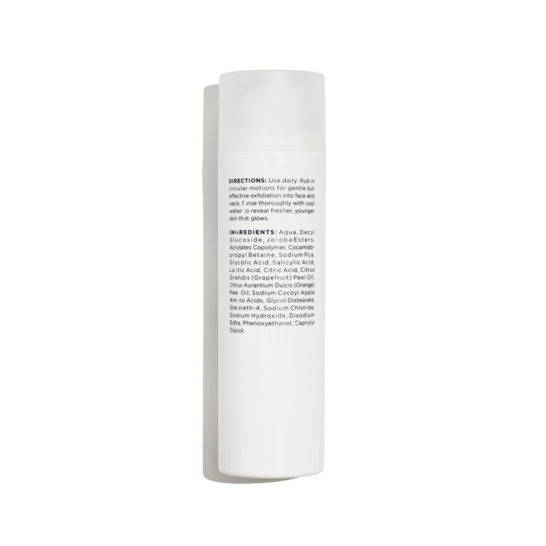Produktetikett „Pure for Men“ für Gesichtsreiniger