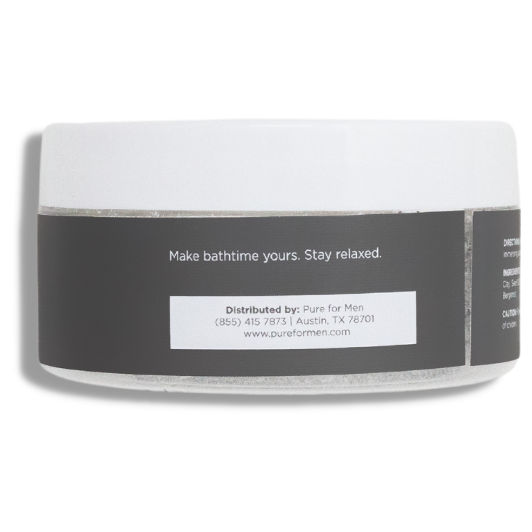 Pure for men bad brus produkt från vänster sida
